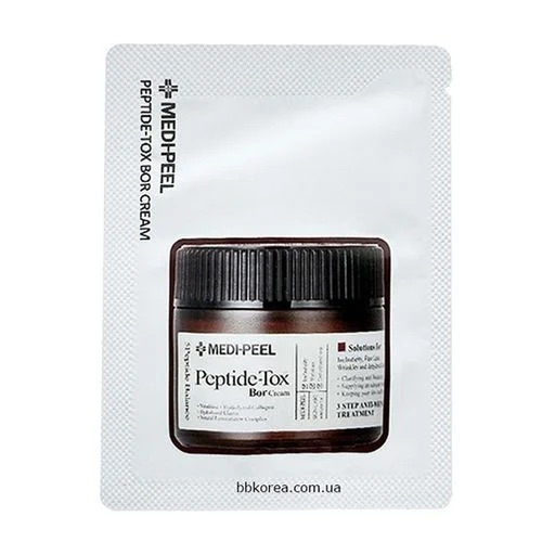 Ліфтинг-крем для обличчя Medi-Peel Peptide-Tox Bor Cream з пептидним комплексом, 1.5 мл - 1