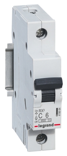 Електро-автомат RX³ 4,5кА 6А 1п C, Legrand - 1