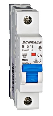 Автоматичний вимикач 10А 1P 6кА х-ка B, Schrack - 1