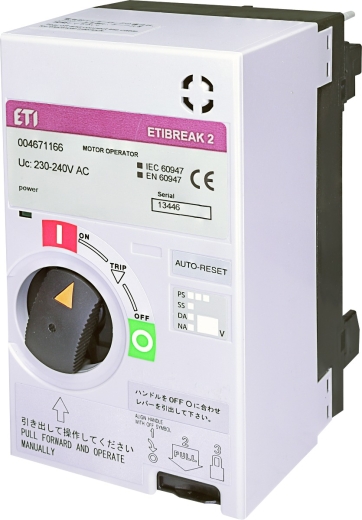 Мотор-привод для автоматического выключателя ETI 004671166 MO2 125 (RESET) AC230-240V - 1