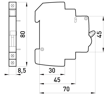 Додатковий контакт E.Next e.mcb.alt (p042101) - 2