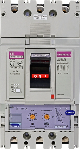 Автоматический выключатель ETI 004671112 EB2 400/3E 400А 3р (50кА) - 1