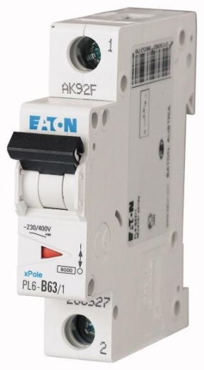 Автоматичний вимикач Eaton PL6-B63/1 - 1