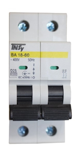Автоматический выключатель TNSy ВА18-60 2Р 25А 6кА D (TNSy5504793) - 3