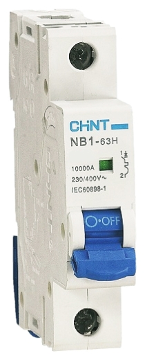 Автоматичний вимикач Chint NB1-63H 1P C40 10кА DB (179791) - 1