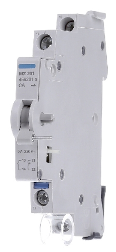 Додатковий контакт Hager MZ201 6 А, 1НЗ+1НВ, 0,5М - 1
