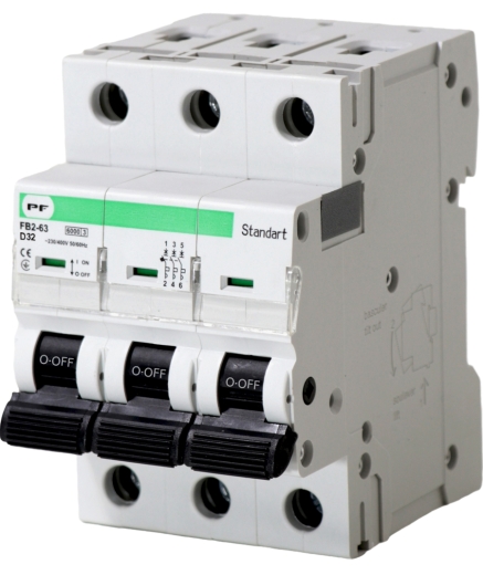 Электро-автомат Promfactor STANDART FB2-63 3P D 32A 6кА (FB2D3032) - 1