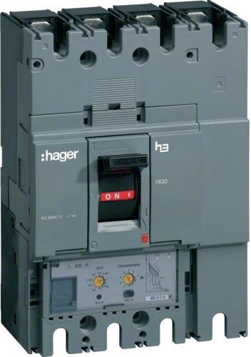 Автоматичний вимикач Hager HED401H h630 In=400А 4P 70кА LSI - 1