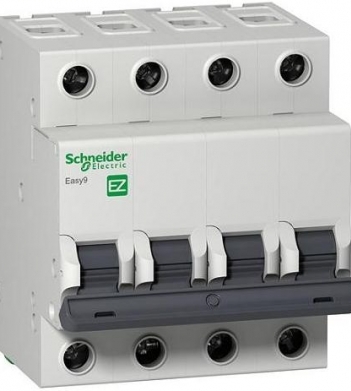 Автоматичний вимикач Schneider Electric EZ9F34406 Easy9, 4p, 6A - 1