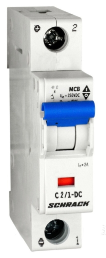 Автоматический выключатель Schrack Technik BM015102ME 250В DC 2А С - 1