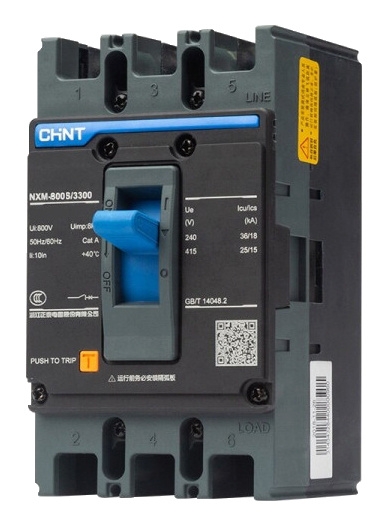 Автоматический выключатель Chint NXM-800S/3300 800A (131376) - 1