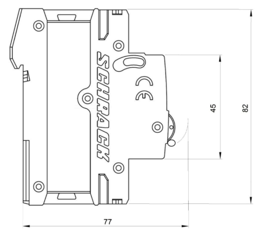 Автоматичний вимикач Schrack AM618102 6кА 2А 1P х-ка B - 8