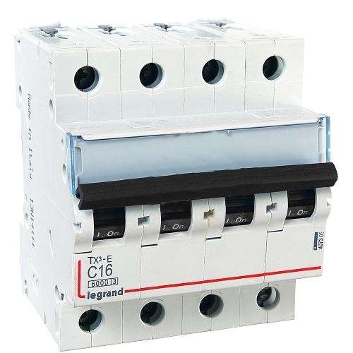 Защитный выключатель C 40A 4П 6kA, Legrand - 1
