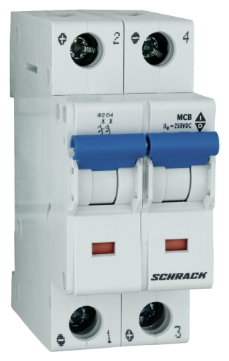 Автоматический выключатель Schrack Technik BM015206-- 500В DC 6А С - 1