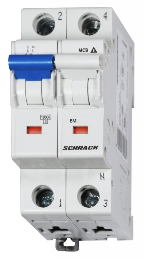Автоматический выключатель Schrack BM617210 6кА 10А 2P х-ка C - 1