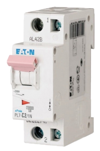 Автоматический выключатель Eaton Moeller PL7-C2/1N - 1