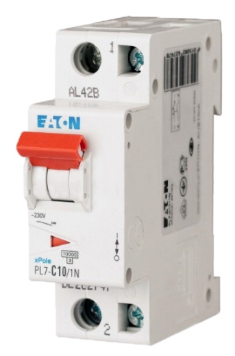 Автоматический выключатель Eaton Moeller PL7-C10/1N - 1