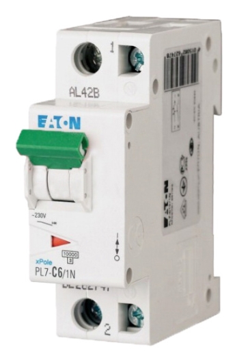 Автоматический выключатель Eaton Moeller PL7-C6/1N - 1