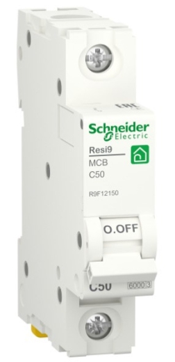 Автоматичний вимикач Schneider Electric R9F12150 RESI9 6кА 1P 50A C - 1