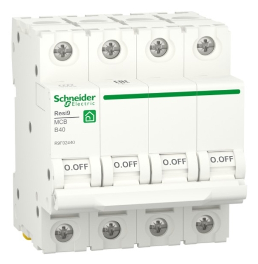 Автоматичний вимикач Schneider Electric R9F02440 RESI9 6кА 4P 40A - 1