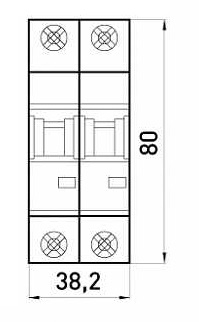 Модульний автоматичний вимикач E.Next e.industrial.mcb.100.2.C6 2р 6А C (i0180010) - 2