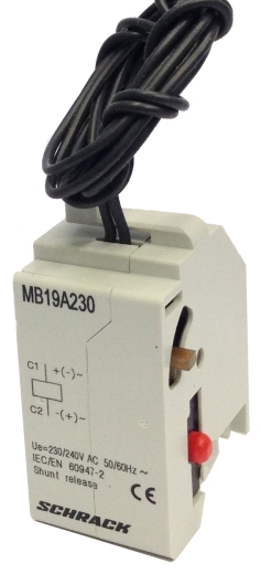 Незалежний розчіплювач Schrack MB19A230 230-240В AC для MB - 1
