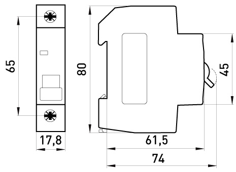 Модульний автоматичний вимикач E.Next e.mcb.pro.60.1.B 1р 10А В (p041007) - 4