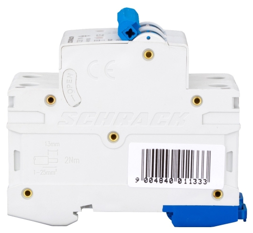 Автоматичний вимикач Schrack AM617650 6кА 50А 1P+N C - 3