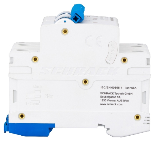 Автоматичний вимикач Schrack AM617650 6кА 50А 1P+N C - 5