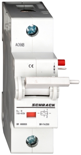 Дистанційний розчіплювач Schrack BR900003 110-450В/AC 110-230В/DC 3 6А для BR (монтаж зліва) - 1