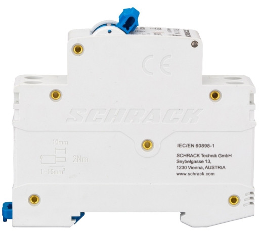 Автоматичний вимикач Schrack AM418516 4,5кА 16А 1P+N х-ка B - 4