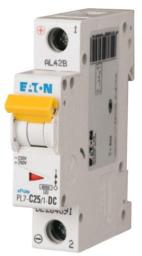 Автоматический выключатель Eaton PL7-C25/1-DC 250В DC 25А C - 1