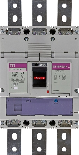 Автоматический выключатель ETI 004671117 EB2 630/3LF 630А 3р (36кА) - 1