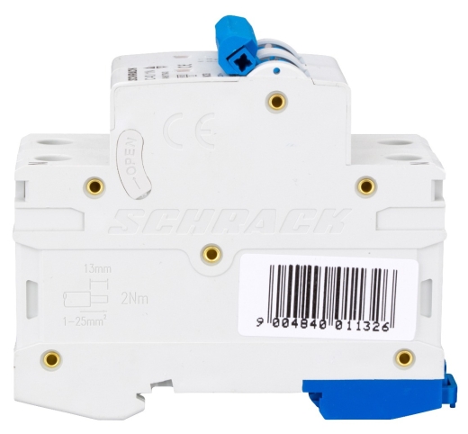 Автоматичний вимикач Schrack AM617640 6кА 40А 1P+N C - 3