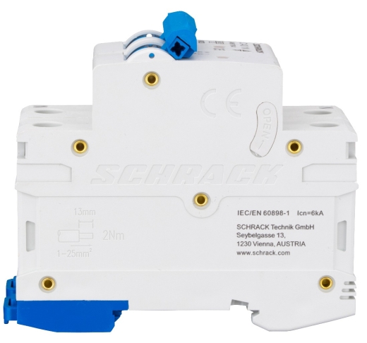 Автоматичний вимикач Schrack AM617640 6кА 40А 1P+N C - 5