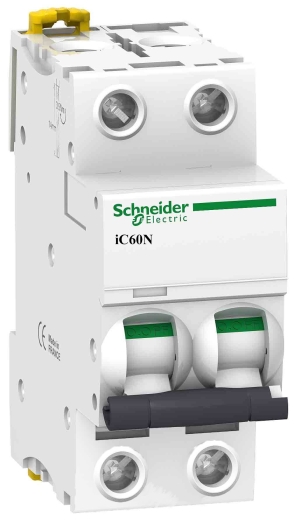 Автоматичний вимикач Schneider Electric iC60N 2P 6A B - 1