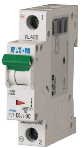 Автоматический выключатель Eaton PL7-C6/1-DC 250В DC 6А C - 1