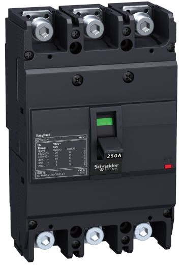 Автомат. вимикач Schneider Electric EZC250N 3P3T 25кА 250A - 1