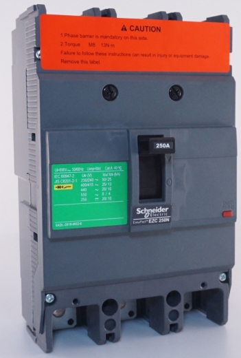 Автомат. вимикач Schneider Electric EZC250N 3P3T 25кА 250A - 2