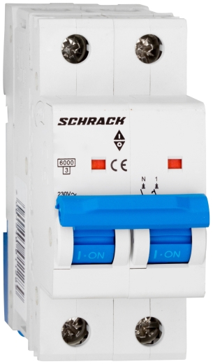 Автоматический выключатель Schrack BM015204ME DC 10кА 4А 2P х-ка C ME - 1