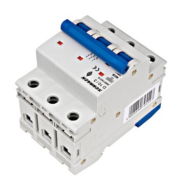 Автоматический выключатель Schrack AM019310 10кА 10А 3P х-ка D - 4