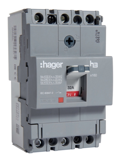 Електро-автомат Hager x160, In=32А, 3п, 18kA - 1