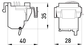 Додатковий контакт E.Next e.industrial.ukm.250.F (i0030003) - 2