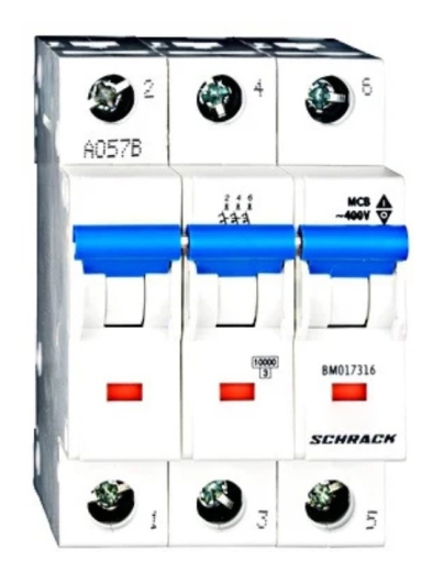 Автоматичний вимикач Schrack BM618332ME 6кА 32А 3P х-ка B ME - 2