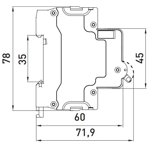 Модульный автоматический выключатель E.Next e.mcb.stand.60.2.C13 2р 13А C (s002158) - 7