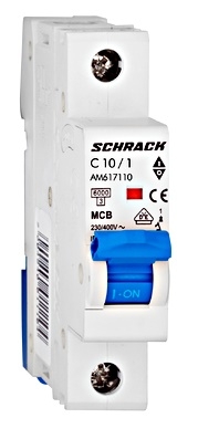 Автоматический выключатель 10А 1P 6кА С, Schrack Technik - 1