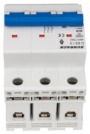Автоматичний вимикач Schrack AM017363 10кА 63А 3P C - 6