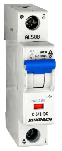 Автоматичний вимикач Schrack Technik BM015106-- 250В DC 6А - 1