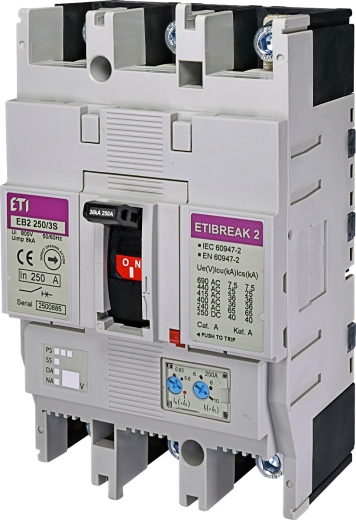 Автоматический выключатель ETI 004671092 EB2 400/3L 400А 3р (25кА) - 1