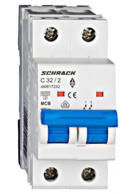 Электроавтомат 32А 2P 6кА С, Schrack Technik - 1